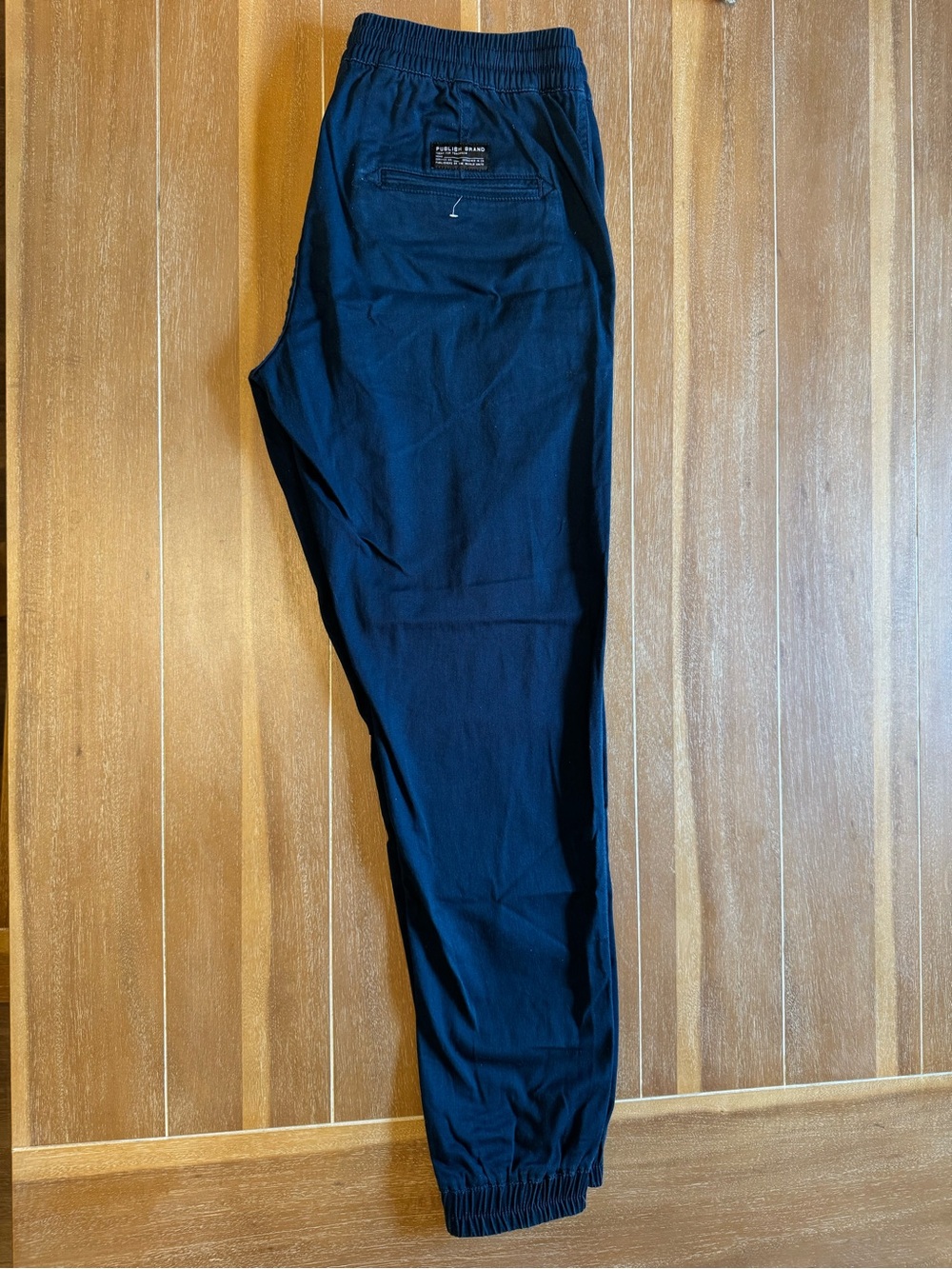 Men's Publish Brand Navy Jogger Pants - Classic Elastic Waist